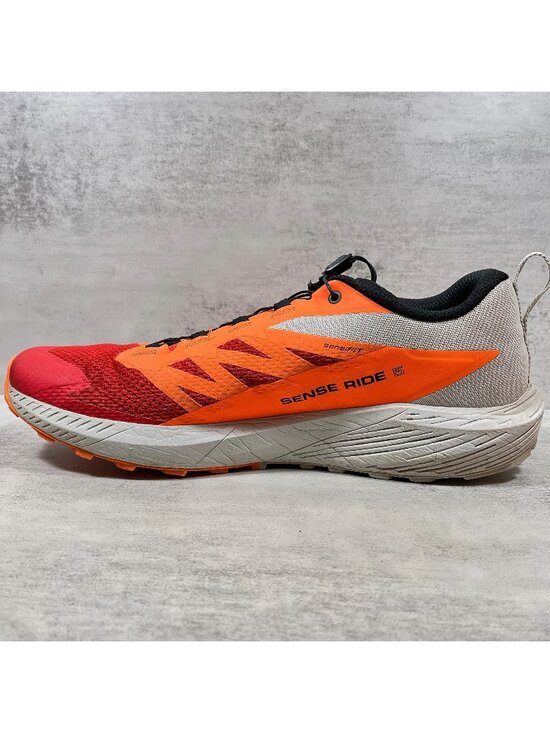 Salomon Sense Ride 5 Trail Running Shoes - Men\'s Size 13 - Red Orange main image 9